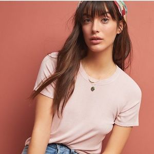 [Anthropologie] Cloth & Stone Ribbed Tee